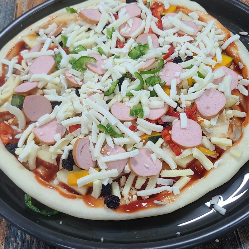 맛있는사과,천지애건강충전소/평창 산양삼애플피자체험